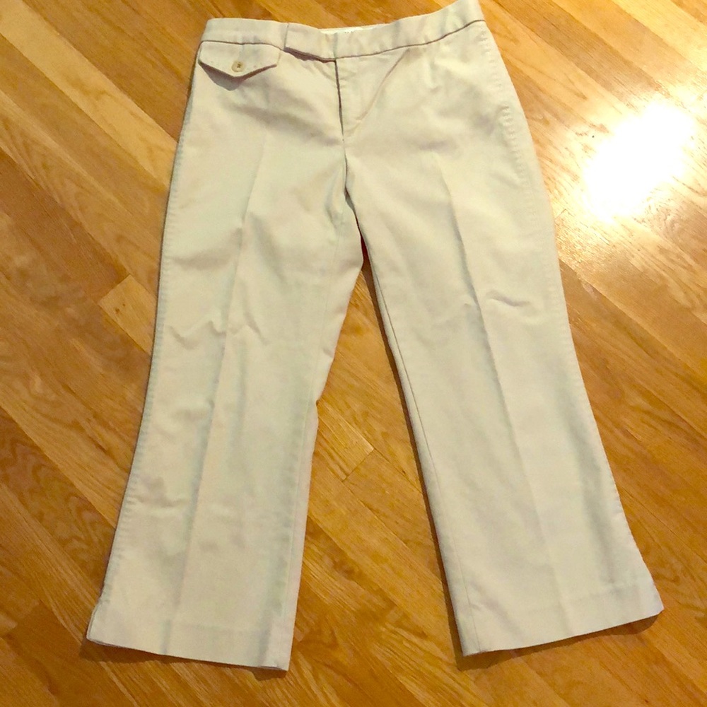 EUC banana republic crop pants